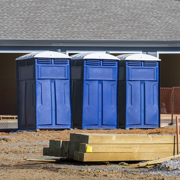 what is the cost difference between standard and deluxe porta potty rentals in Hampton Florida